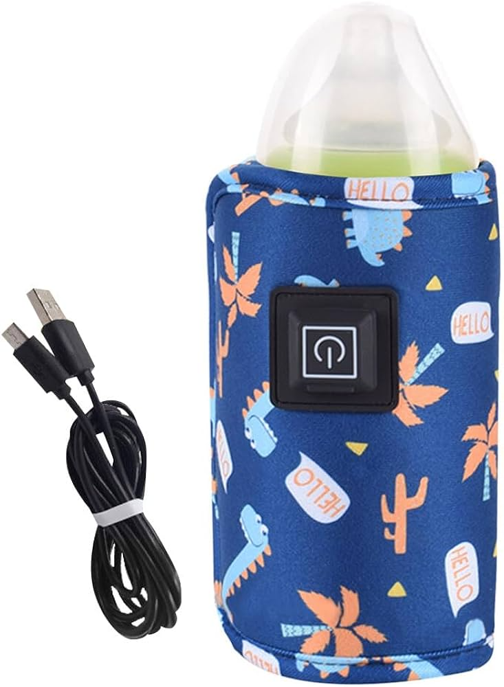 Baby Feeder Warmer / USB Portable Fast Heating Milk Bottle Warmer Suitable for Home And Outdoor Use / Compact &amp;amp; Lightweight Baby Milk &amp;amp; Water Heater